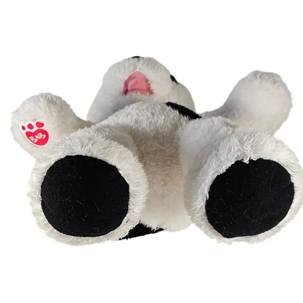 Build-A-Bear White Black Puppy Dog 17